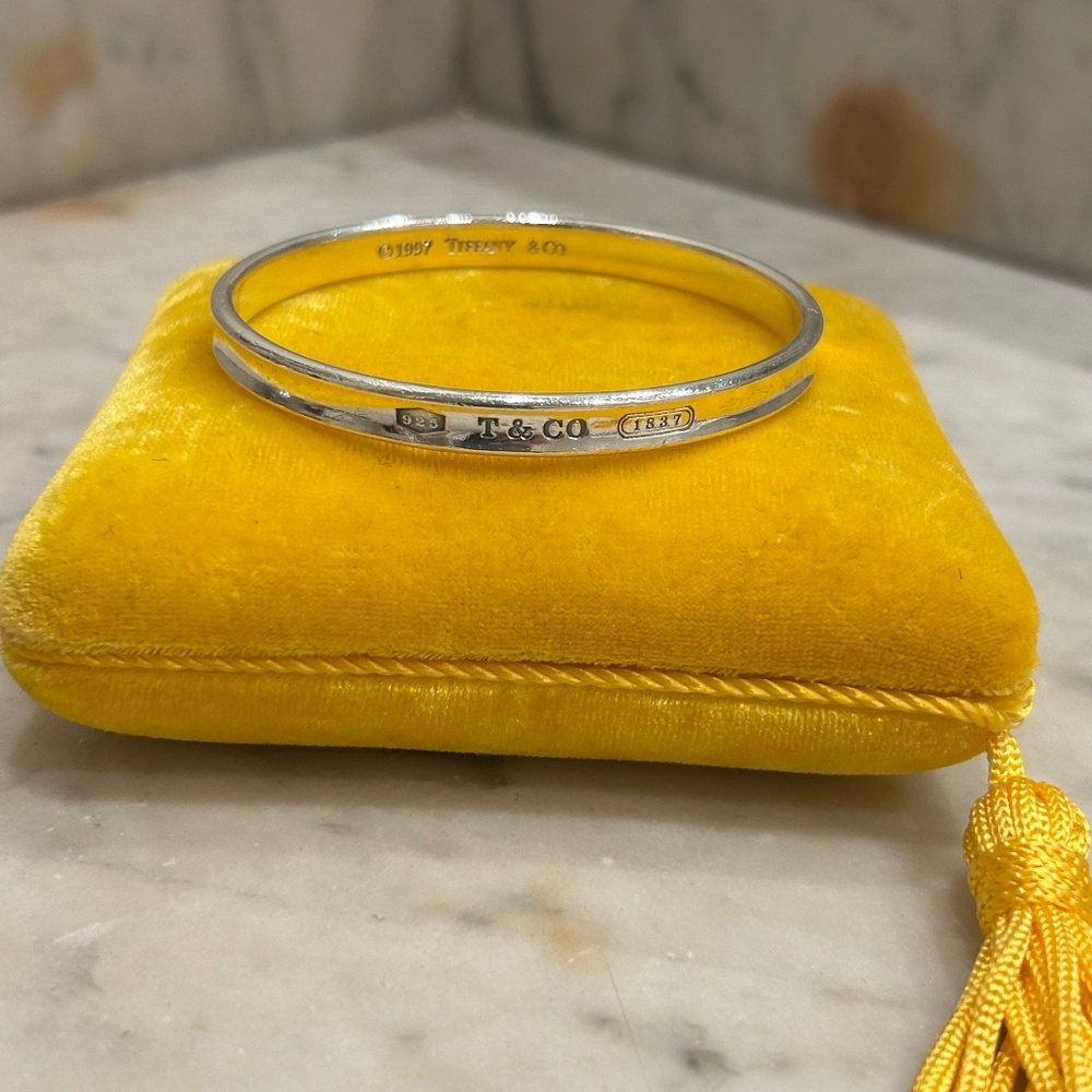 Tiffany & Co. Sterling Silver 1837 Bangle Bracelet
